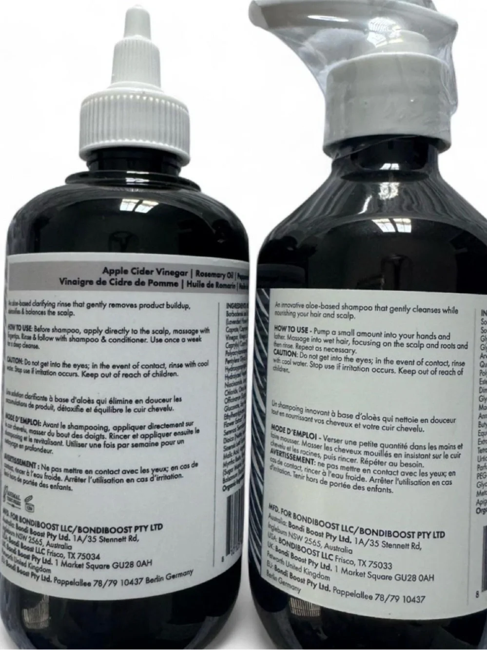 Bondi Boost Shampoo and HG Clarifying Rinse